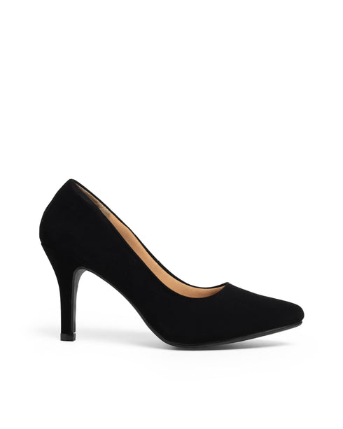 Zapatilla Negra Básica Casual 24201
